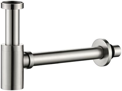 Brass P Trap Bathroom Sink: 1-1/4 Bottle P-Trap by Heixutas