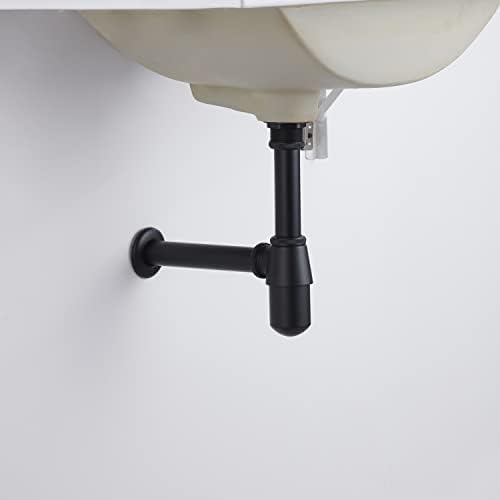 Bathroom Bottle P Trap Waste Pipe 1-1/4 inch Slip Inlet Drain, Lavatory - Image 2