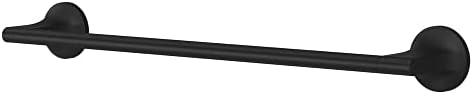 Pfister Pfirst Modern 18 in Matte Black Wall Mounted Towel Bar BTBPFM1B by Pfister