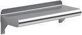AmGood 6" X 16" Stainless Steel Wall Shelf | Metal Shelving | Garage, Utility by AmGood