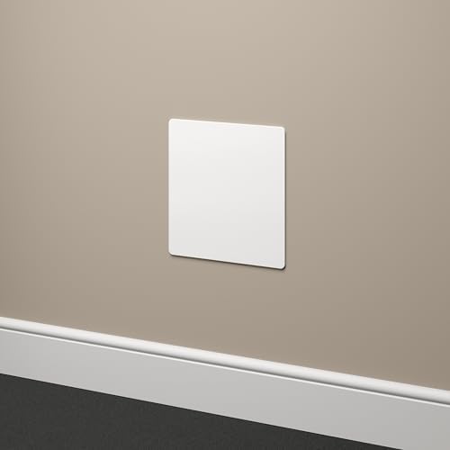 8" x 8" Spring Loaded White Plastic Access Panel - Image 3