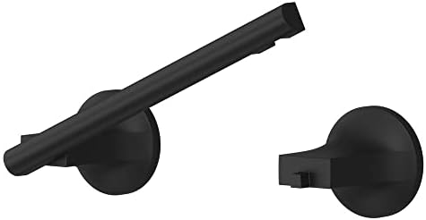 Pfister, Modern Wall Mounted Pivoting Toilet Paper Holder, Matte Black by Pfister