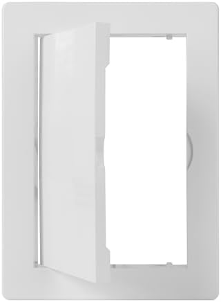 4x6 Access Panel for Drywall and Ceiling – White ABS Plastic Door Panel by VezoWorks
