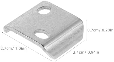 4pcs Towel Bar Hardware Washer, Mounting Bracket Hardware - Image 7