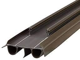 Double Bubble Kerf Door Sweep 31-3/4 Inches Wide, Energy Efficient Vinyl Seal by KSHardware