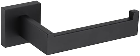 Angle Simple Toilet Paper Holder Wall Mount, Tissue Roll Holder Matte Black by AngleSimple