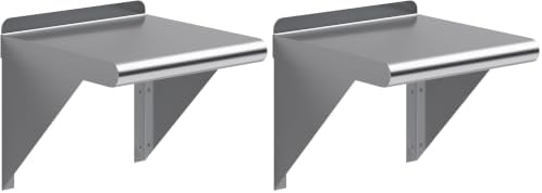 AmGood 12 in. x 12 in. Stainless Steel Wall Shelf | NSF Certified | Appliance & by AmGood