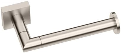 Gatco 5643 Glam Too Euro Toilet Paper Holder, Satin Nickel by Gatco