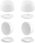 SDTC Tech 4 Packs Universal Toilet Bolt Caps 0.83 Inch Height by SDTCTech