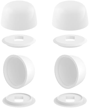 SDTC Tech 4 Packs Universal Toilet Bolt Caps 0.83 Inch Height by SDTCTech
