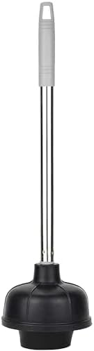 SteadMax Rubber Toilet Plunger, Double Thrust Force Cup, Heavy Duty, Commercial by Steadmax