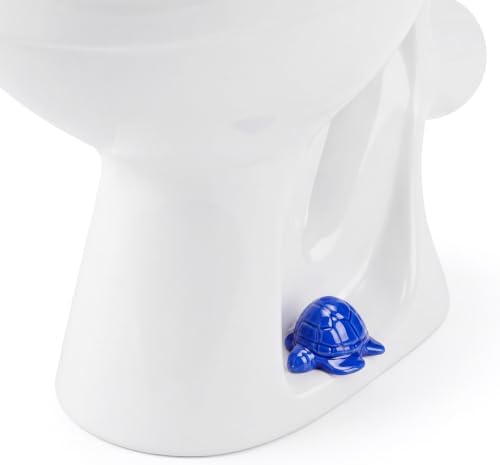 FillTouch Toilet Bolt Covers, Decorative Ceramic Caps, Ocean Blue Color - Image 3
