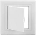 6x6 inch Plastic Access Panel for Drywall Ceiling Reinforced Plumbing Wall by Teqooza