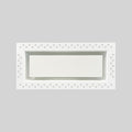 Flush Wall Vent Cover 4x10 Inch by DDPow