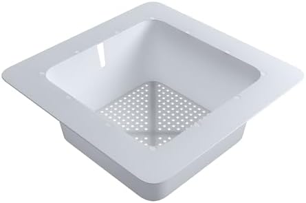 AmGood Pack of 5 Flanged Plastic Floor Drain Strainer 11-3/4 in. x 11-3/4 in. x - Image 3