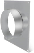 4 Inch Galvanized Steel Duct Flange, Dryer Vent Wall Plate Adapter by Unknown