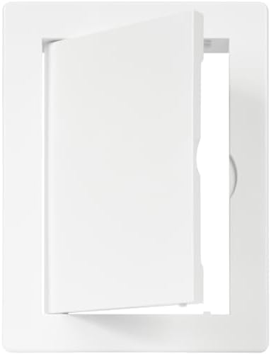 4" x 6" White ABS Plastic Plumbing Access Panel - Image 6