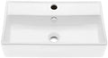 Claire 22" Rectangle Wall Mount Bathroom Sink in Glossy White by SwissMadison