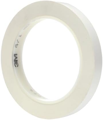 3M Vinyl Tape 471 White, 1/2" x 36 yd., 1 Roll, Paint Alternative - Image 3