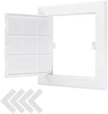 1 Pack Self Adhesive Access Door Panels, Push to Open Wall Access Hole Cover by UFURMATE