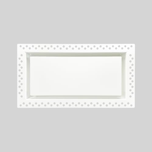 Flush Wall Vent Cover 6x12 Inch by DDPow