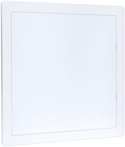 QWORK Access Panel for Drywall, 12 x 12 Inch ABS Plastic Wall Hole Cover Access by QWORK