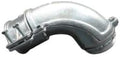 3 1/2" Flex 90-degree Connector, Squeeze-Type, Malleable Iron, Insulated Throat by Unknown