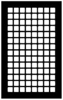 Reggio Registers Square 8" x 14" Steel Grille Without Mounting Holes by ReggioRegisterCompanyLLC