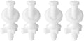 VRSS Plastic Toilet Seat Hinge Bolt Screws Replacement, 4 Pack by VRSS
