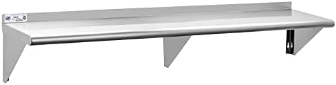 Hally Stainless Steel Shelf 12"x72" NSF Commercial Wall Mount Rack Shelving by HallySinksTablesH