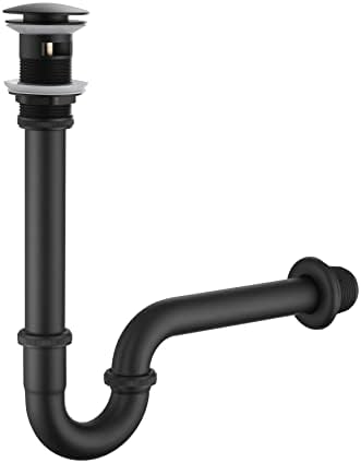 Bathroom Basin Sink U Shape Stopper Complete Set, Adjustable Height 1-1/4 by Segistan