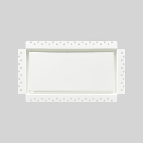 6x12 Inch Steel Recessed Flush Wall Vent Cover by DDPow