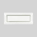 Flush Wall Vent Cover 4x12 Inch by DDPow