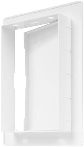 4" x 6" White ABS Plastic Plumbing Access Panel - Image 5