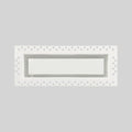 Flush Wall Vent Cover 3x10 Inch by DDPow