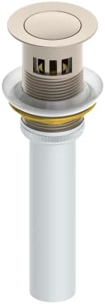 Symmons Push Pop Bathroom Sink Drain, Satin Nickel by Symmons