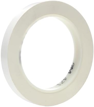 3M Vinyl Tape 471 White, 1/2" x 36 yd., 1 Roll, Paint Alternative by Unknown