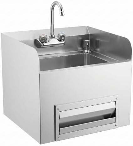 Commercial Wall Mount Hand Sink 18-1/4 in. x 17-5/8 in. by AmGood