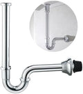 Brass P Trap U-Shape 1 1/4 inch Sink Drain Pipe by SEABEFORE
