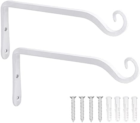 LOOGI Hanging Plant Bracket, Wall Hook Plant Hanger 10 Inch Decorative Hooks by LOOGI