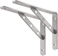 YUMORE 8 Inch Shelf Bracket, Heavy Duty L Bracket, 2 Pack by YUMORE