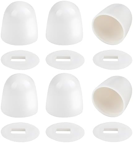 6 Packs Toilet Bolt Caps with Washers by Unknown