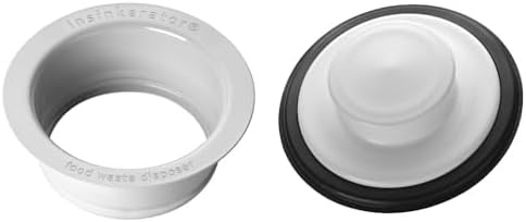 Bundle of InSinkErator Sink Flange, FLG-WH + InSinkErator STP-WH Sink Stopper by Unknown