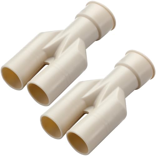 Pangda 2 Pcs Double Drain Hose Connector Rubber Dishwasher Drain Hose Adapter by Pangda