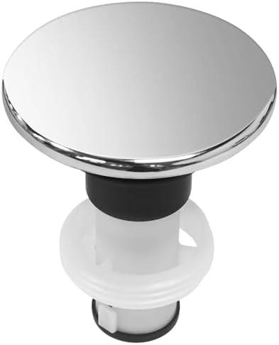 972-098A Polished Chrome Bathroom Sink Push & Seal Pop Up Drain Stopper by LukeTarp
