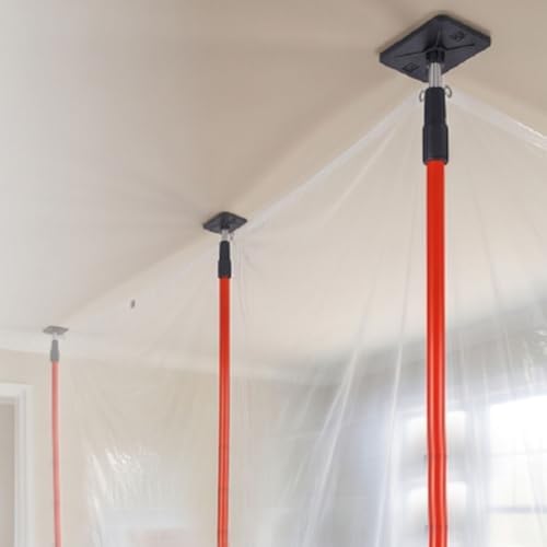 10 Ft Adjustable Dust Barrier Pole Kit - Image 3
