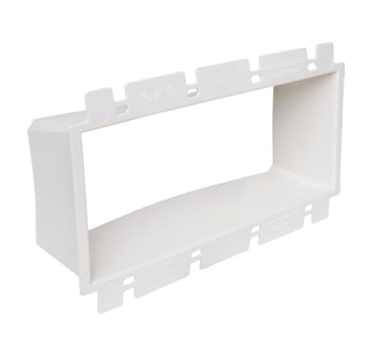 Electrical Box Extender 4 Gang Extension Ring Up to 1 1/2" Flush Extension Ring by Unknown