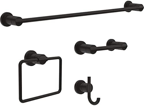Delta Pivoting Toilet Paper Holder | Matte Black | Wall Mount | Nicoli Bathroom - Image 3