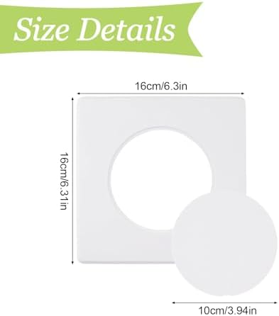 Self Adhesive Access Panel for Drywall 4in Wall Mounted Hole Cover Inspection - Image 2