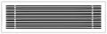 HVAC Premium 24" W X 6" H Linear Aluminum Clip-On Bar Return Air Grille by HVACPremium
